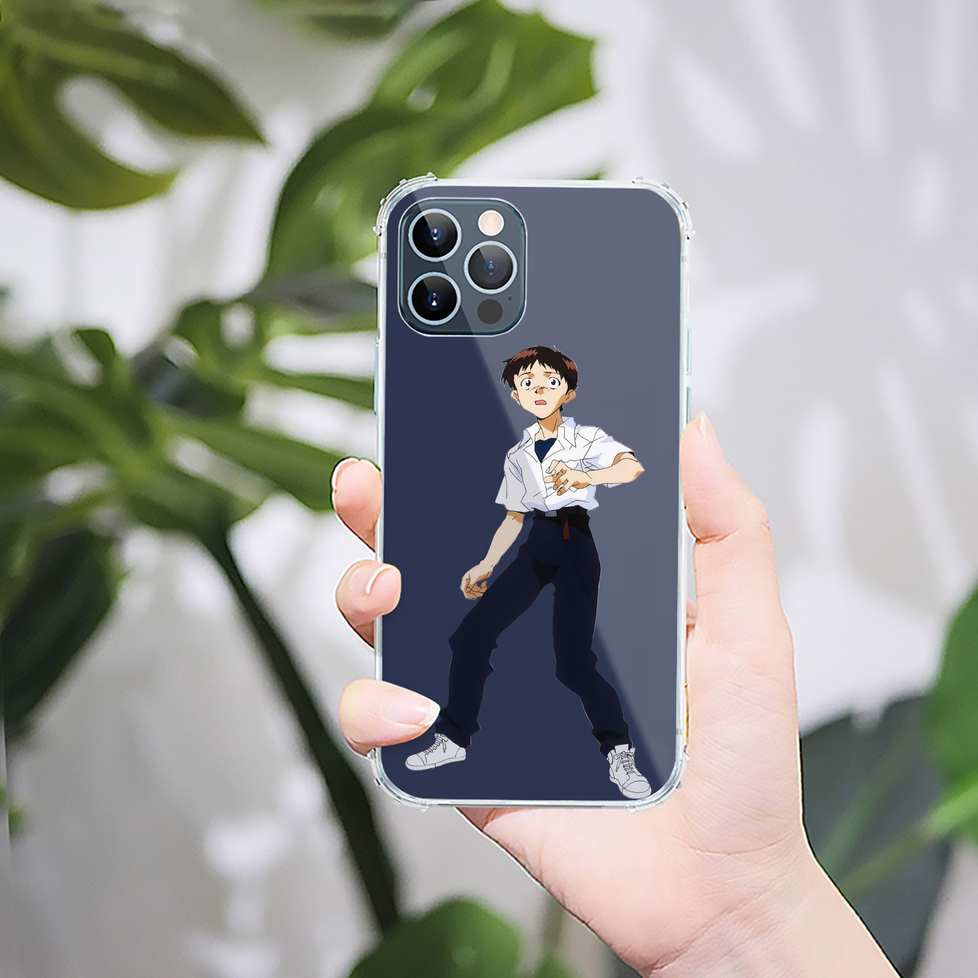 （画像用） EVA 新世紀エヴァンゲリオン 【iPhone 12シリーズ対応】透明スマホケース（クリアソフトケース）